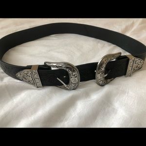Silver Buckle Belt